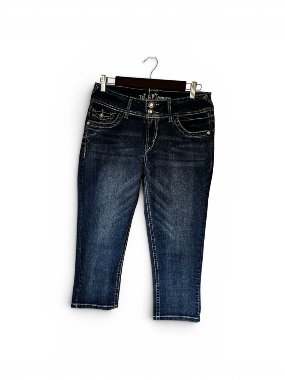 WallFlower cropped/capri jeans with embellished flap back pockets - Picture 6 of 6